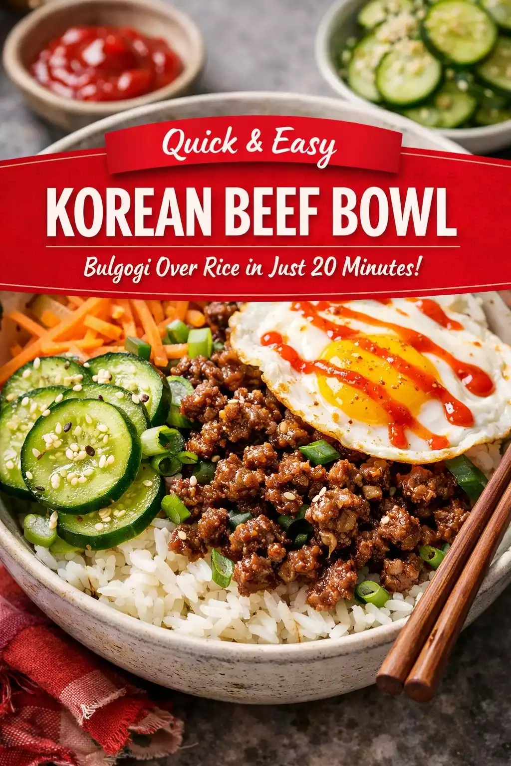 Korean Beef Bowl — Bulgogi Over Rice in 20 Minutes